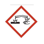 GHS05 hazard pictogram: corrosive